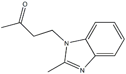 4-(2-methyl-1H-1,3-benzodiazol-1-yl)butan-2-one Structure