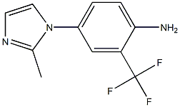 4-(2-methyl-1H-imidazol-1-yl)-2-(trifluoromethyl)aniline Structure