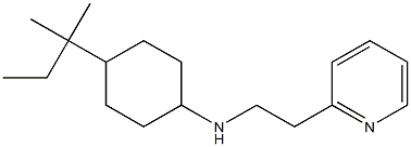 4-(2-methylbutan-2-yl)-N-[2-(pyridin-2-yl)ethyl]cyclohexan-1-amine Structure