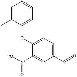 4-(2-methylphenoxy)-3-nitrobenzaldehyde|