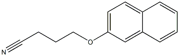 4-(2-naphthyloxy)butanenitrile Structure