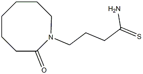 4-(2-oxoazocan-1-yl)butanethioamide Structure