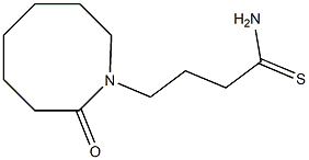 4-(2-oxoazocan-1-yl)butanethioamide Struktur