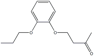 4-(2-propoxyphenoxy)butan-2-one Structure