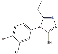 4-(3,4-dichlorophenyl)-5-ethyl-4H-1,2,4-triazole-3-thiol