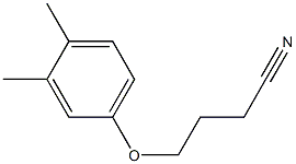 4-(3,4-dimethylphenoxy)butanenitrile,,结构式
