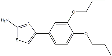 4-(3,4-dipropoxyphenyl)-1,3-thiazol-2-amine Structure