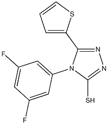 4-(3,5-difluorophenyl)-5-(thiophen-2-yl)-4H-1,2,4-triazole-3-thiol