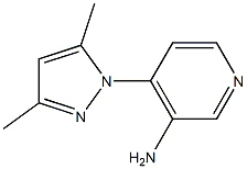 4-(3,5-dimethyl-1H-pyrazol-1-yl)pyridin-3-amine,,结构式