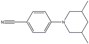 4-(3,5-dimethylpiperidin-1-yl)benzonitrile Structure