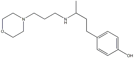 4-(3-{[3-(morpholin-4-yl)propyl]amino}butyl)phenol Structure