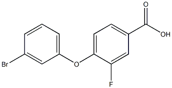 4-(3-bromophenoxy)-3-fluorobenzoic acid Structure