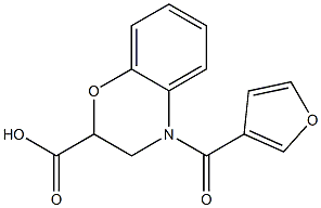 4-(3-furoyl)-3,4-dihydro-2H-1,4-benzoxazine-2-carboxylic acid