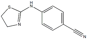 4-(4,5-dihydro-1,3-thiazol-2-ylamino)benzonitrile Structure