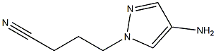 4-(4-amino-1H-pyrazol-1-yl)butanenitrile,,结构式