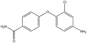 4-(4-amino-2-chlorophenoxy)benzamide,,结构式