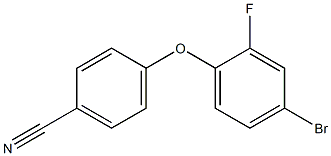 4-(4-bromo-2-fluorophenoxy)benzonitrile|