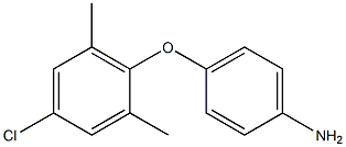 4-(4-chloro-2,6-dimethylphenoxy)aniline Struktur