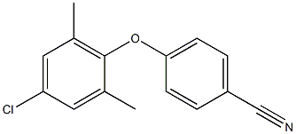 4-(4-chloro-2,6-dimethylphenoxy)benzonitrile Structure