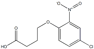 4-(4-chloro-2-nitrophenoxy)butanoic acid Struktur