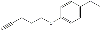 4-(4-ethylphenoxy)butanenitrile 结构式