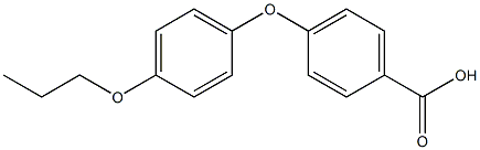 4-(4-propoxyphenoxy)benzoic acid 结构式