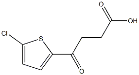 4-(5-chlorothiophen-2-yl)-4-oxobutanoic acid Struktur