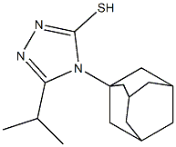 4-(adamantan-1-yl)-5-(propan-2-yl)-4H-1,2,4-triazole-3-thiol Structure