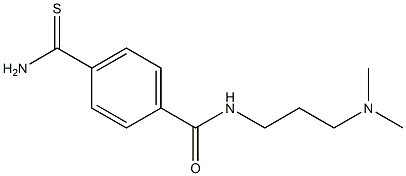 4-(aminocarbonothioyl)-N-[3-(dimethylamino)propyl]benzamide
