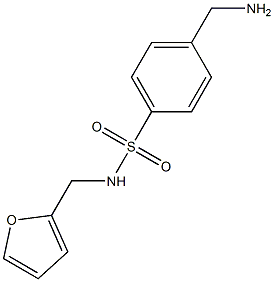 4-(aminomethyl)-N-(2-furylmethyl)benzenesulfonamide