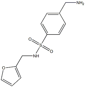  4-(aminomethyl)-N-(2-furylmethyl)benzenesulfonamide