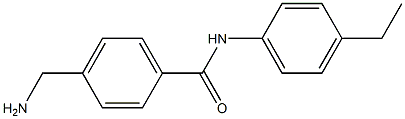 4-(aminomethyl)-N-(4-ethylphenyl)benzamide