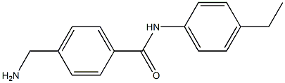 4-(aminomethyl)-N-(4-ethylphenyl)benzamide|