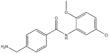 4-(aminomethyl)-N-(5-chloro-2-methoxyphenyl)benzamide