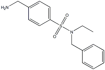 4-(aminomethyl)-N-benzyl-N-ethylbenzene-1-sulfonamide|