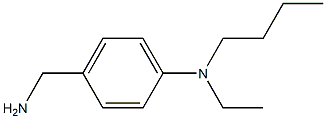 4-(aminomethyl)-N-butyl-N-ethylaniline,,结构式