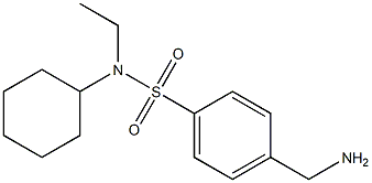 4-(aminomethyl)-N-cyclohexyl-N-ethylbenzenesulfonamide