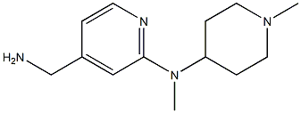 4-(aminomethyl)-N-methyl-N-(1-methylpiperidin-4-yl)pyridin-2-amine|