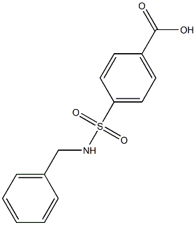 4-(benzylsulfamoyl)benzoic acid Structure