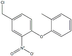  4-(chloromethyl)-1-(2-methylphenoxy)-2-nitrobenzene