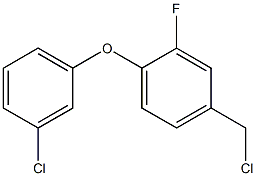 4-(chloromethyl)-1-(3-chlorophenoxy)-2-fluorobenzene