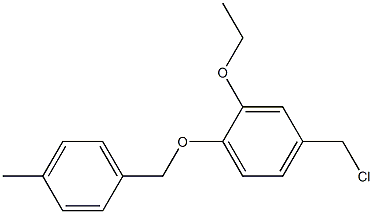  4-(chloromethyl)-2-ethoxy-1-[(4-methylphenyl)methoxy]benzene