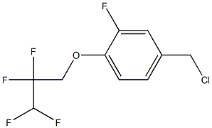  4-(chloromethyl)-2-fluoro-1-(2,2,3,3-tetrafluoropropoxy)benzene