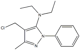 4-(chloromethyl)-N,N-diethyl-3-methyl-1-phenyl-1H-pyrazol-5-amine