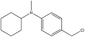 4-(chloromethyl)-N-cyclohexyl-N-methylaniline 化学構造式