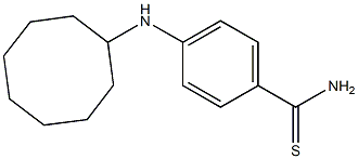 4-(cyclooctylamino)benzene-1-carbothioamide