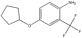 4-(cyclopentyloxy)-2-(trifluoromethyl)aniline Structure