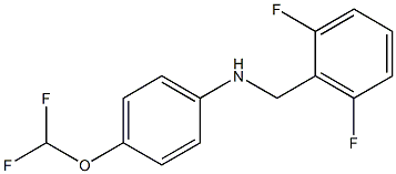 4-(difluoromethoxy)-N-[(2,6-difluorophenyl)methyl]aniline,,结构式