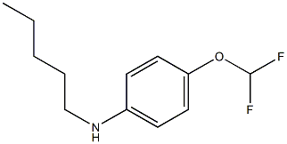 4-(difluoromethoxy)-N-pentylaniline Structure