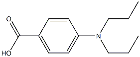 4-(dipropylamino)benzoic acid 结构式